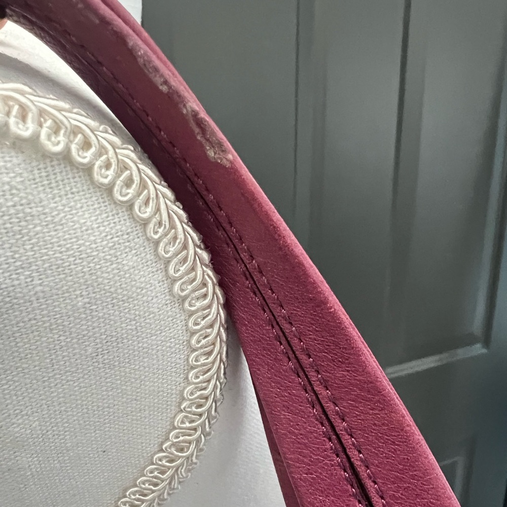 Coach Purple Shoulder Bag with Gold Accents - Picture 10 of 13